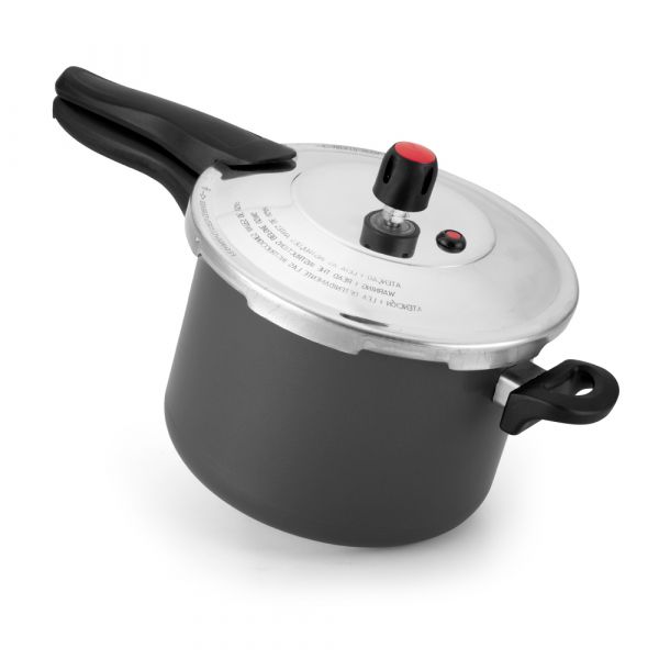 100646 Panela de Pressao Enjoy PPFE Antiaderente 4,5L Cinza Alegrete