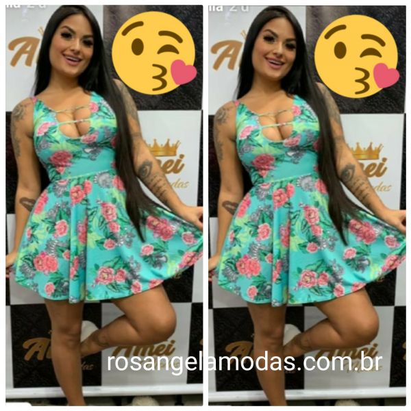Vestido decotado