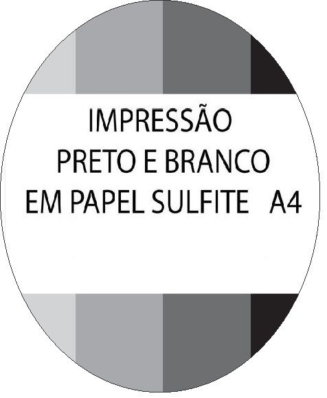 Impressão P&B (Preto e Branco) 50uni