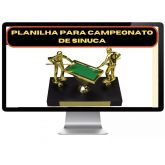 Planilha Excel Para Campeonato De Sinuca + Bônus Exclusivo!