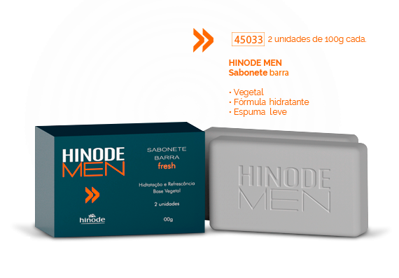 Hinode Men Sabonete Barra – 100g