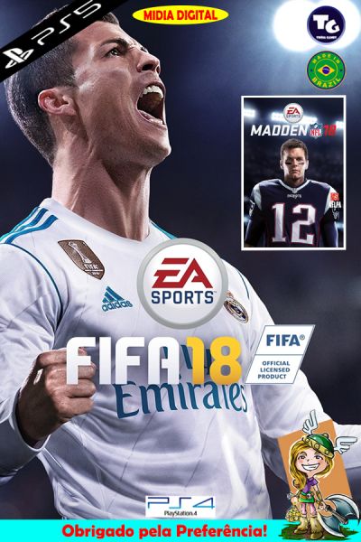 Kit FIFA 18 e NFL 18 - PS5