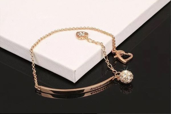 Pulseira Hapiness Banhada a Ouro 18k