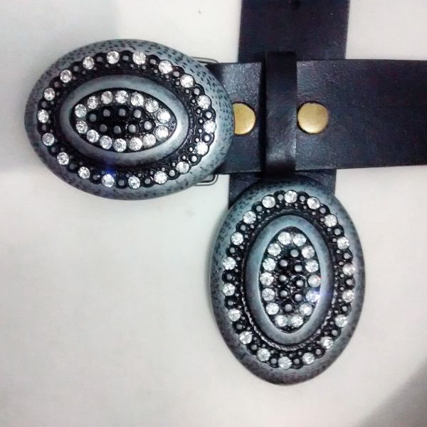 Cinto Fivela Prata Velho