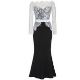 Moda Luxo: Vestido Longo Rendado, de Ótima Qualidade. Frete Grátis.