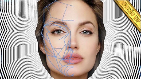 ABSORÇÃO ROSTO DE ANGELINA JOLIE (Simetria & harmonização)