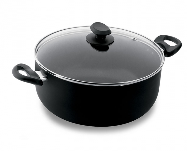 CACAROLA COM TAMPA Ø26CM CÓD. PA200-C26PR