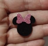 Minnie Laço Rosa (60 Adesivos)