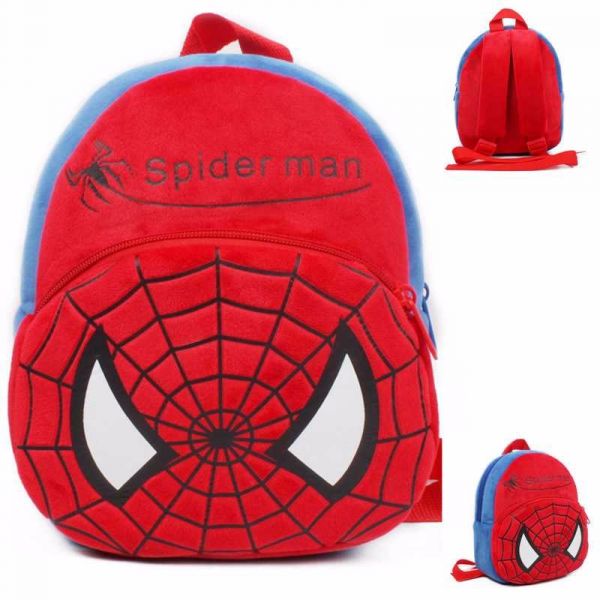 Mochilas Spider Man De Pelúcia Para Crianças Casuais