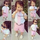 Primavera Verão Conjunto Infantil
