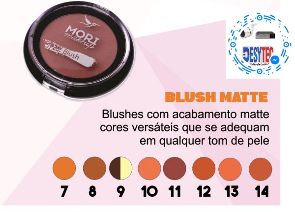 Blush Matte Mori Makeup