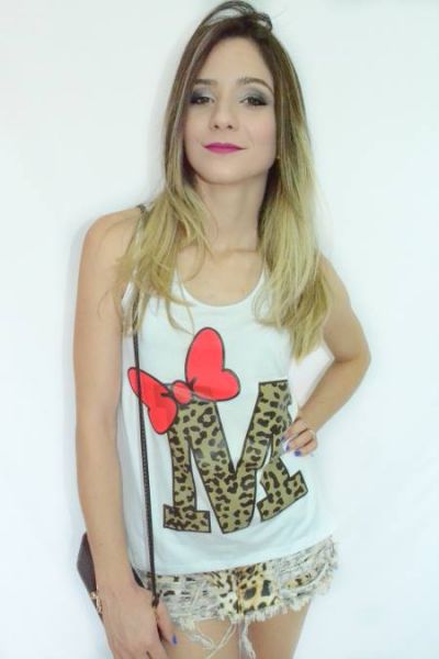 Regata Branca - M da Minnie