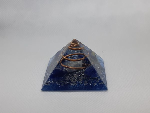 81407 - Pirâmide da Tranquilidade - Qtzo Azul e Sodalita