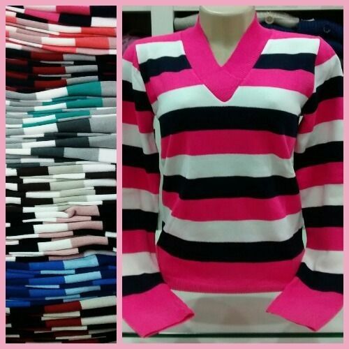 Blusa de Lã com listras