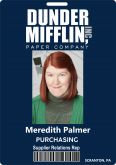 The Office Crachá Dunder Mifflin Merediht Palmer