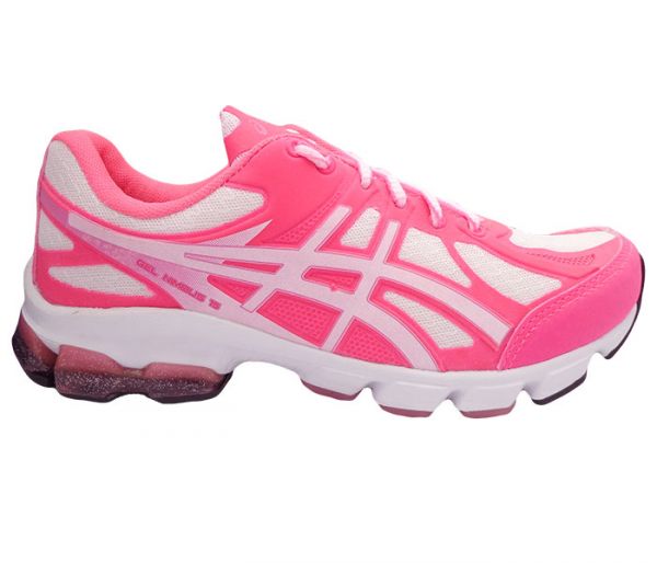 Tênis Feminino Asics Gel Nimbus 15 Rosa e Branco MOD:12048