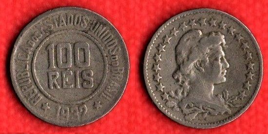 V086-1 - 100  Réis 1932 - Tiragem 948.000