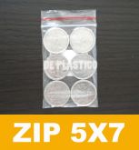 500 Saquinhos Ziplock Saco Abre E Fecha 5x7 Para Moedas