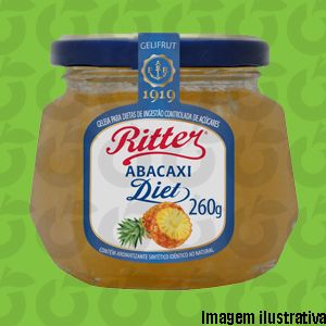 Geleia Diet de Abacaxi 260 Gramas Ritter