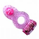 Anel Com Vibro Duplo Estimulador Anal - Importação