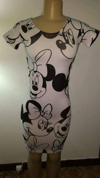 Vestido branco da Minie