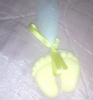 Mini pezinhos em sabonete perfumado