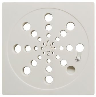 GRELHA PVC QUADRADA BRANCA JAPONES 150MM
