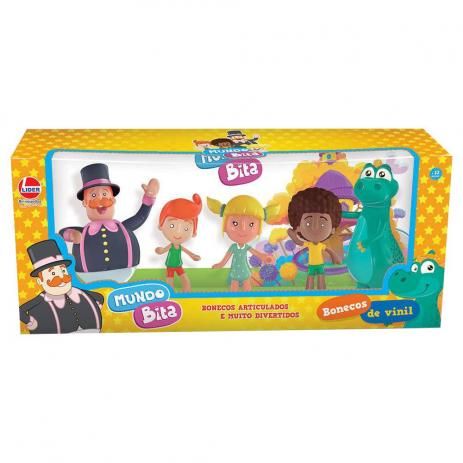 Kit de bonecos em vinil Mundo Bita