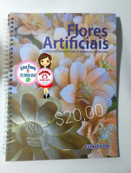 Apostila de flores em eva