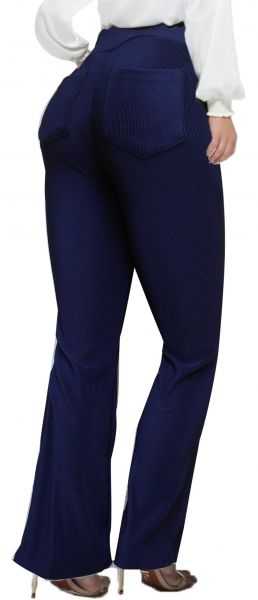 calça azul com bolsos(48/50-52/54)plus size,gorgurinho, alta elasticidade