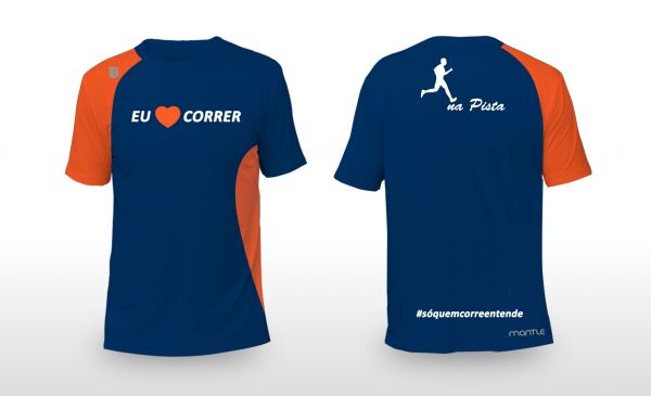 Blusa Masculina "Eu Amo Correr"
