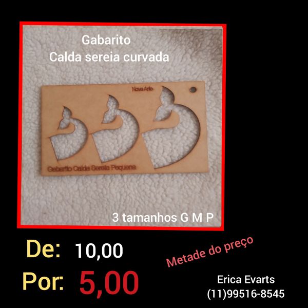 Calda sereia curvada