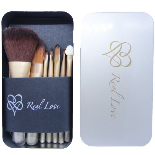 Kit com 7 Pinceis Real Love