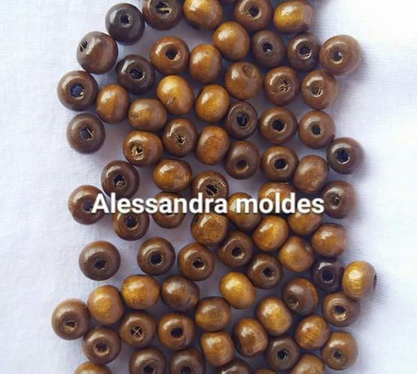 Bolas de madeira 55 unidades