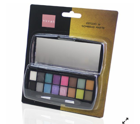 Estoj de sombras Foscas com 16 cores