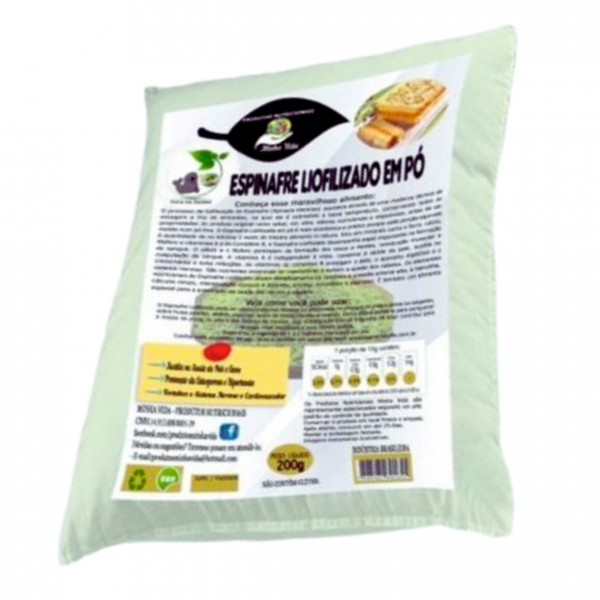 Espinafre Liofilizado em Pó - 200 g