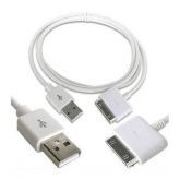 Cabo De Dados Usb 2.0 Para Apple Iphone, Ipod & Ipad