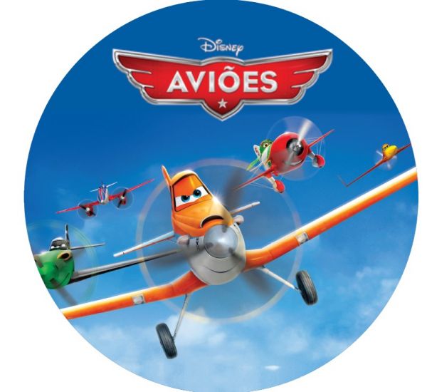 Papel Arroz Aviões Redondo 008 1un