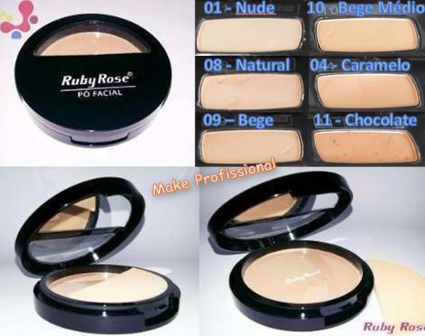 Pó Compacto - Ruby Rose - Linha Luxo