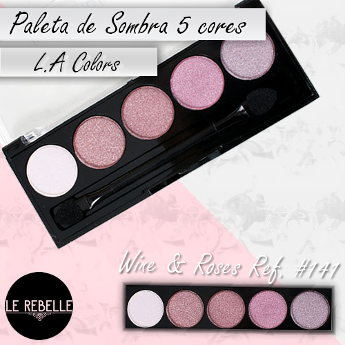 Paleta de Sombra L.A Colors - Wine&Roses