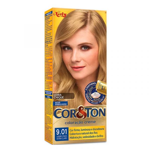 TINTURA COR E TON LOURO CINZA EXTRA CLARO 9.01