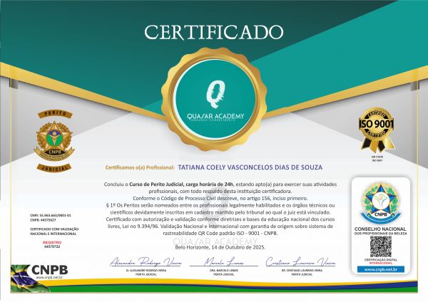TATIANA COELY VASCONCELOS DIAS DE SOUZA