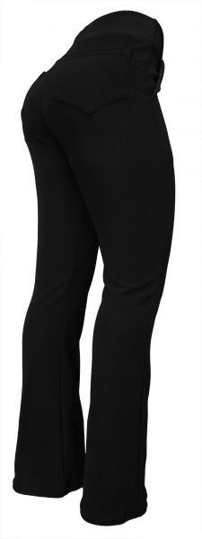 calça feminina preta GG(46),com bolsos na frente e atrás, tecido gorgurinho.