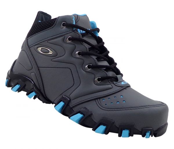 Tênis Oakley Teeth Anchor Cano Alto Grafite e Azul Bebê