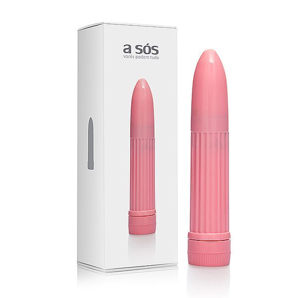 Vibrador Personal Multivelocidade na cor Rosa - 13cm