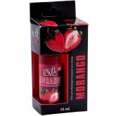 GEL HOT MORANGO 15ML SOFT LOVE