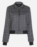 JAQUETA BOMBER ALFAIATARIA XADREZ AMARO