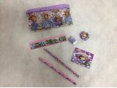 Kit Escolar Com Estojo Da Princesa Sofia