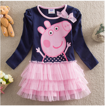 Vestido Infantil Peppa