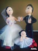 Noivinhos e filha